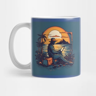 Digital Nomad World Traveler Jetsetter Freelancer Mug